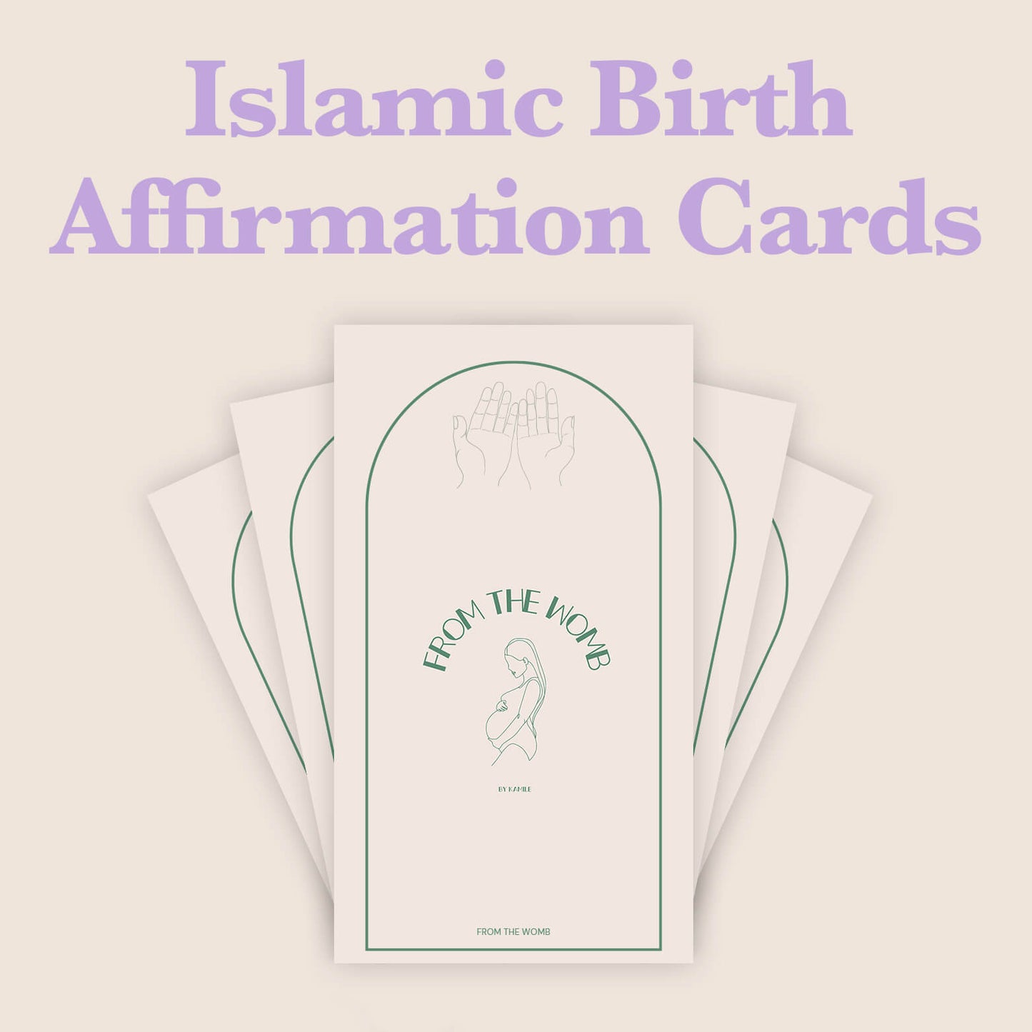 Islamic Birth Affirmation Cards